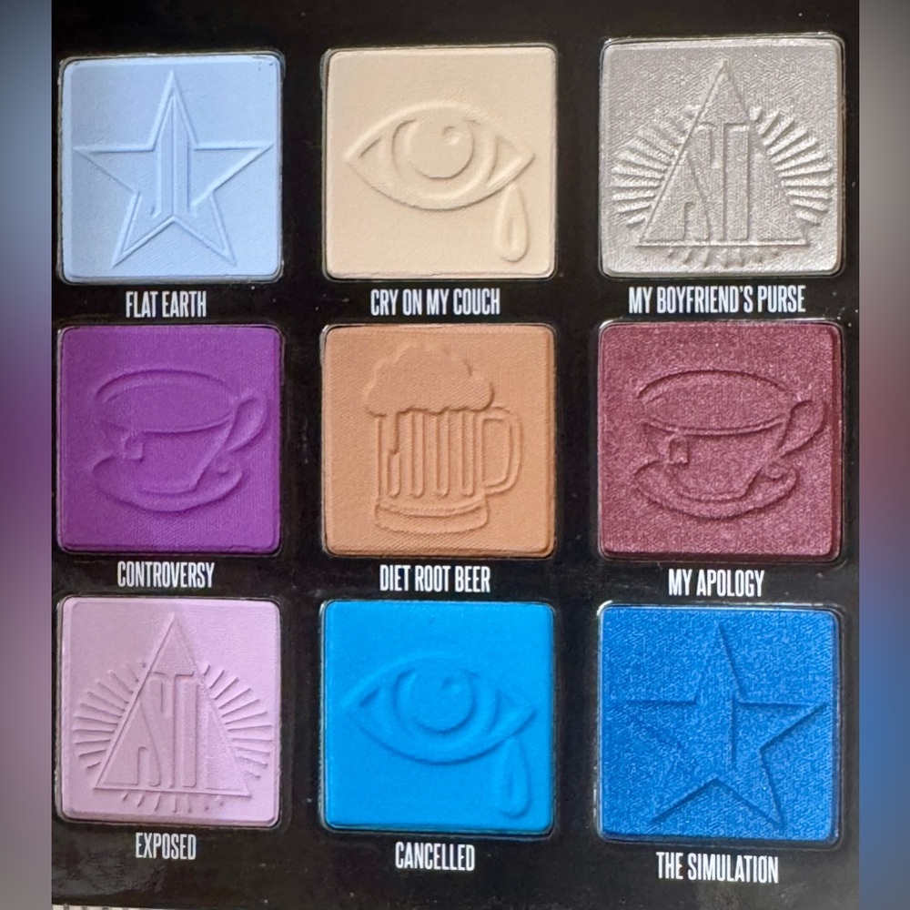 Jeffree Star Cosmetics x Shane Dawson Mini Controversy 9 Eyeshadow Palette
